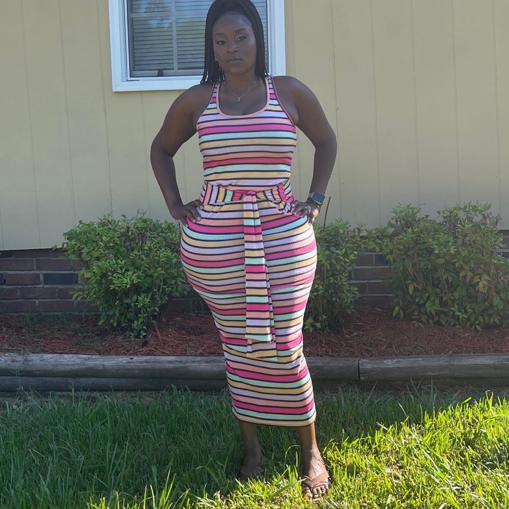 Tie Front Maxi Dress